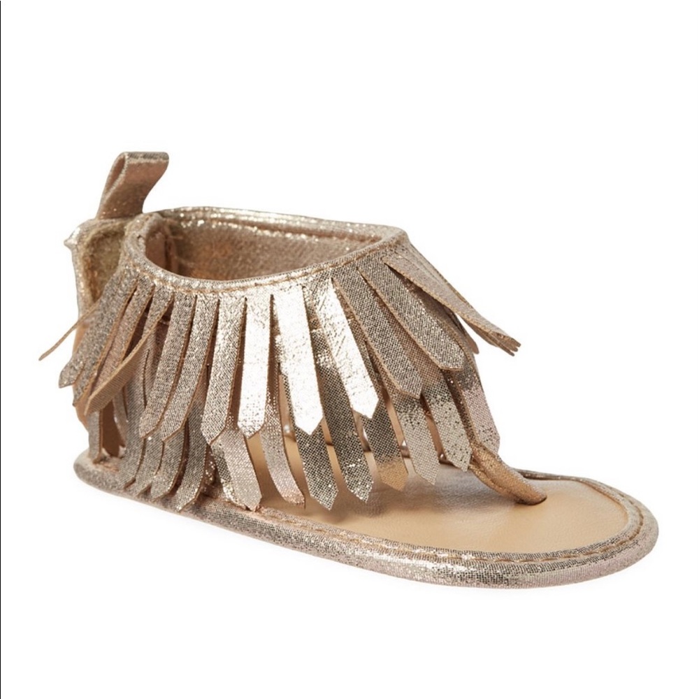 Gold Baby Gladiator Sandals